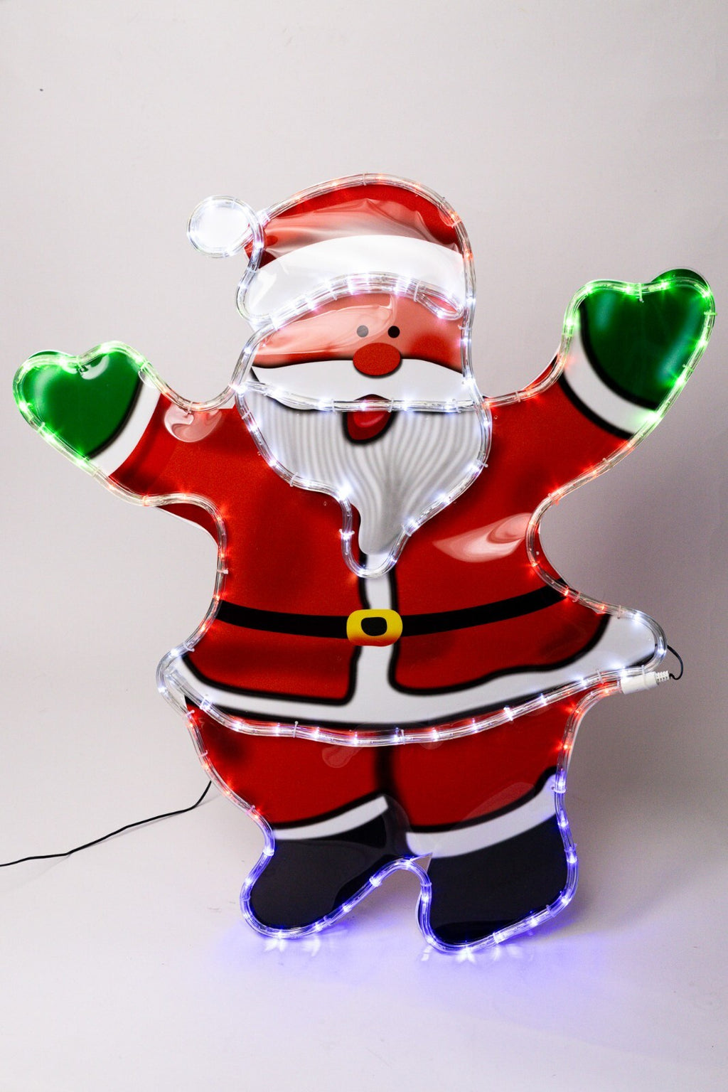 Christmas Santa Rope Light Decoration Hanging Outdoor Indoor LED Xmas Decor 78Cm
