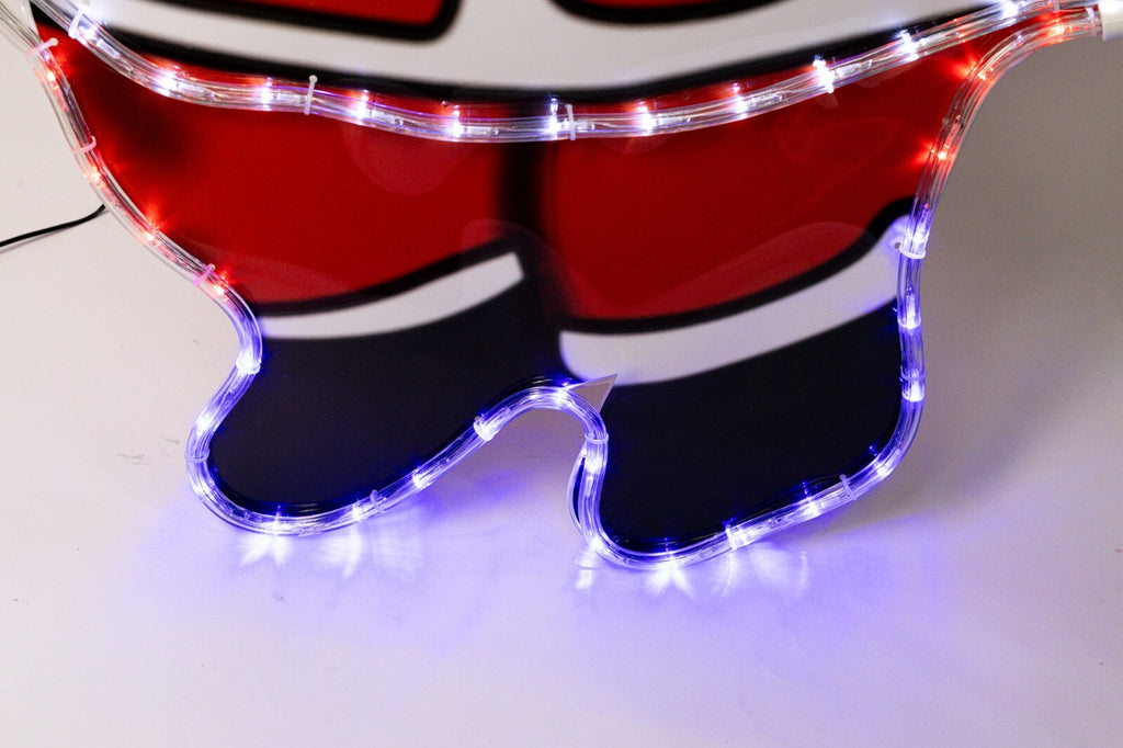 Christmas Santa Rope Light Decoration Hanging Outdoor Indoor LED Xmas Decor 78Cm