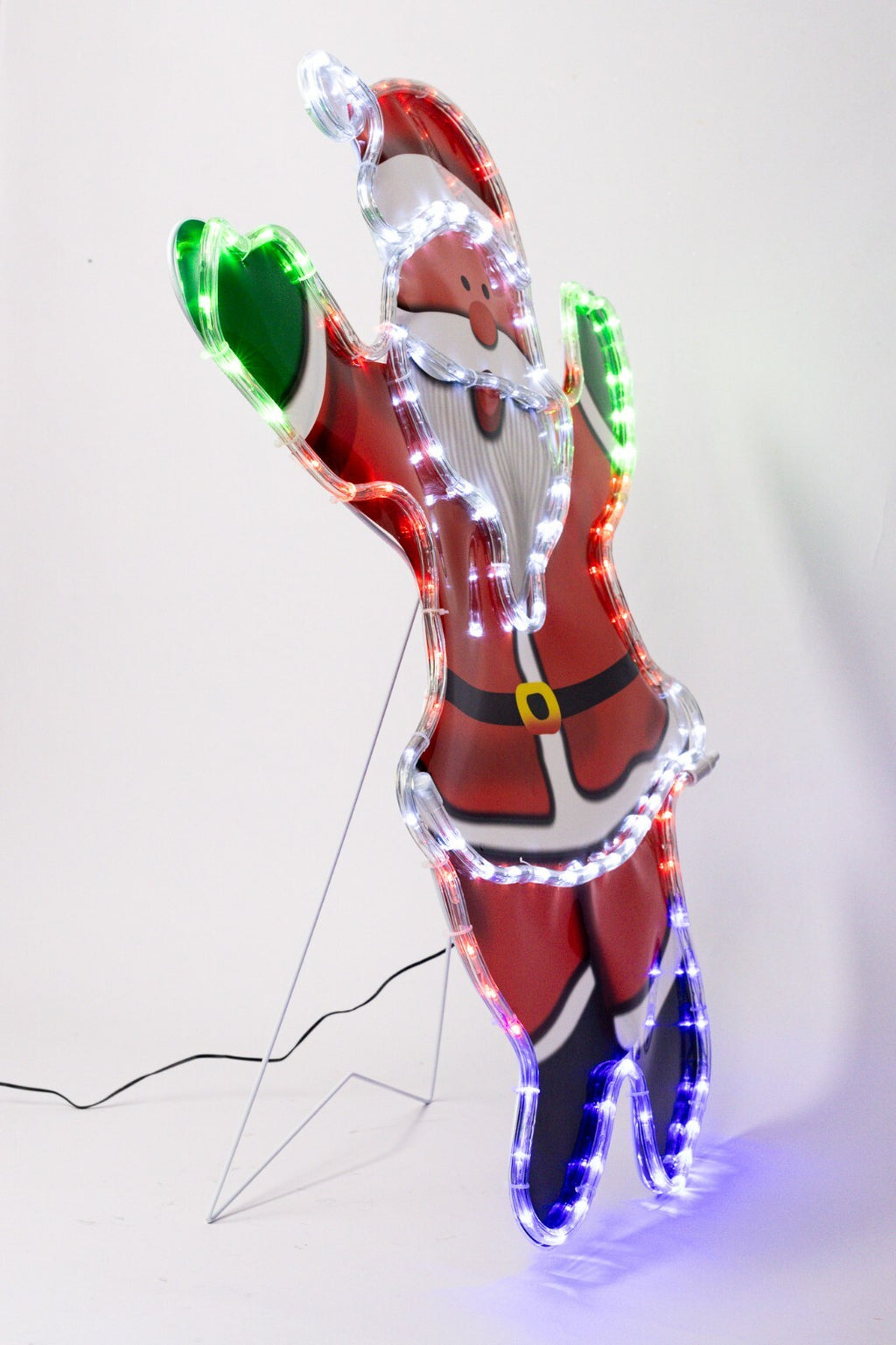 Christmas Santa Rope Light Decoration Hanging Outdoor Indoor LED Xmas Decor 78Cm