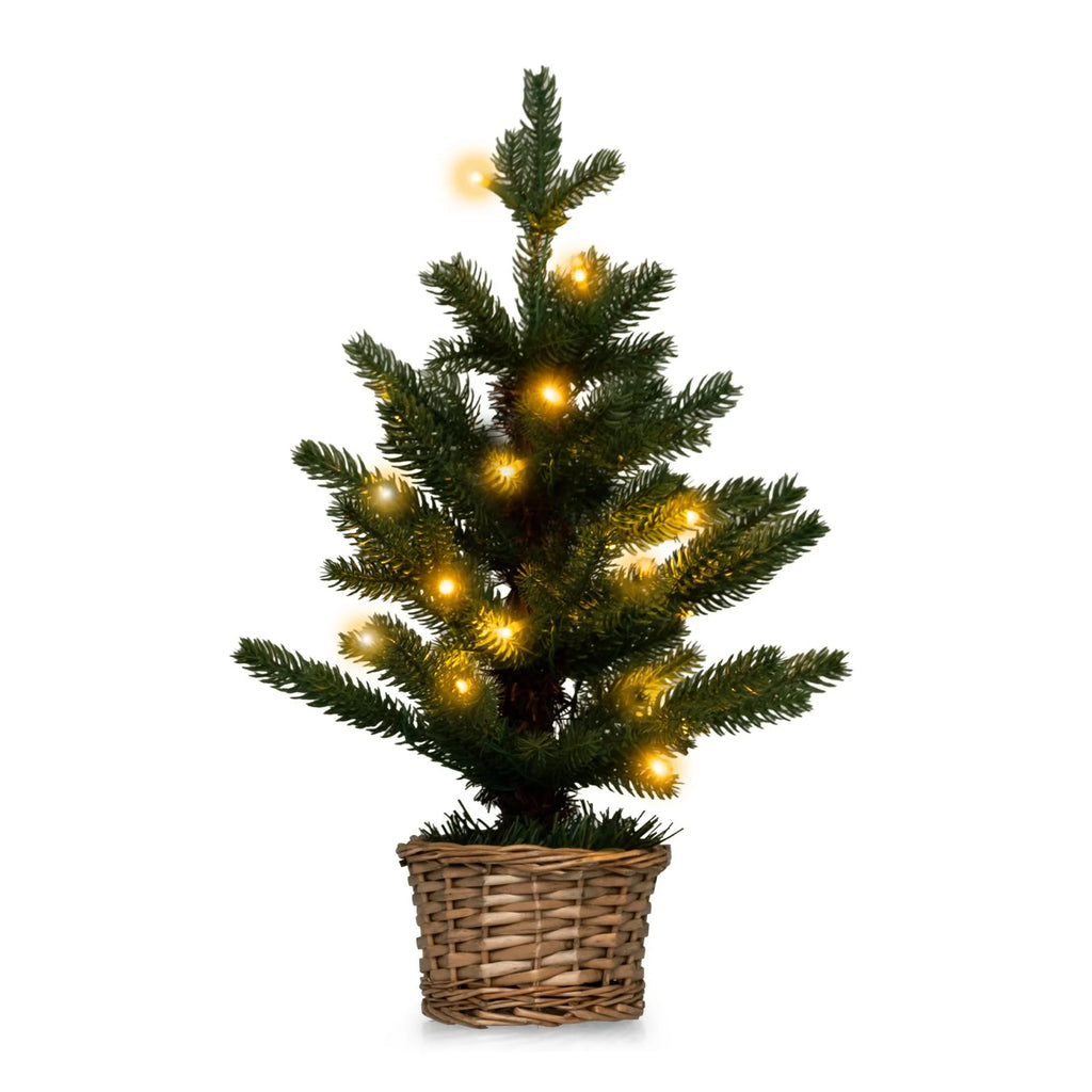 Pre-Lit Artificial Mini Christmas Tree with 96 Branch Tips