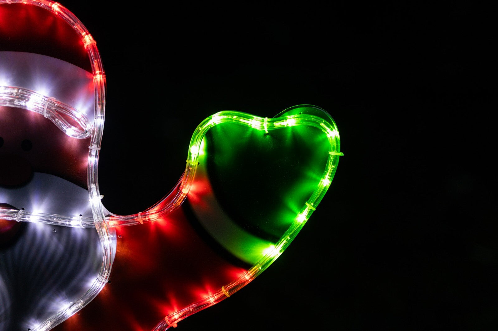 Christmas Santa Rope Light Decoration Hanging Outdoor Indoor LED Xmas Decor 78Cm